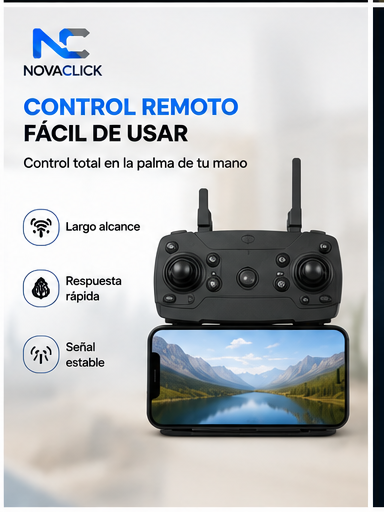 Drone Plegable con Cámara HD y Control Remoto E88 Pro