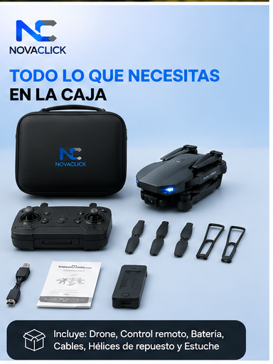 Drone Plegable con Cámara HD y Control Remoto E88 Pro
